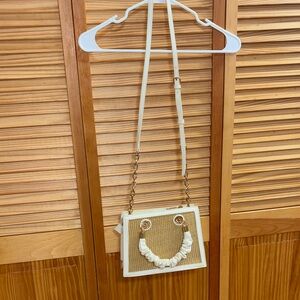 Elegant Cream and Tan Women's Bag